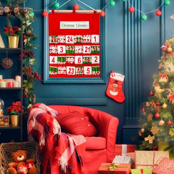 Christmas Advent Calendar House Decoration