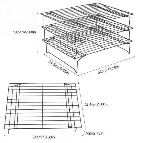 Cooling Rack 3-Layer Baking Tool