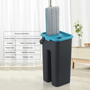 Flat Mop Microfiber Floor Cleaner