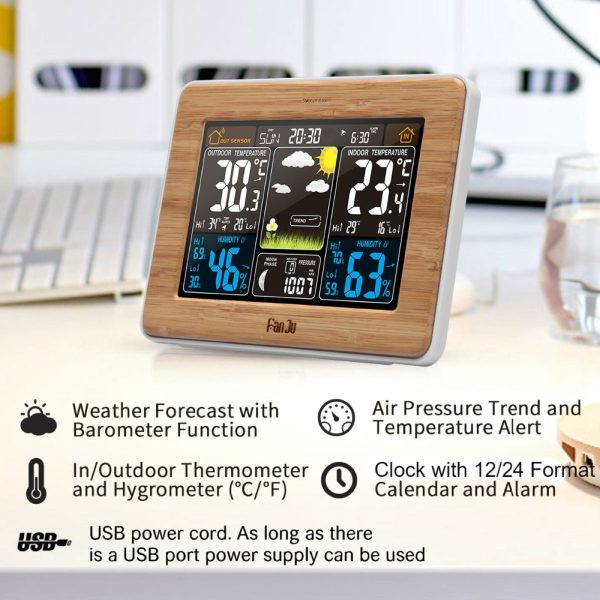 Home Weather Station Digital Clock