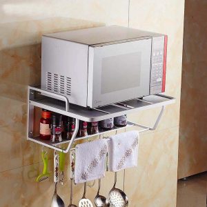 Microwave Shelf Wall Mount Storage