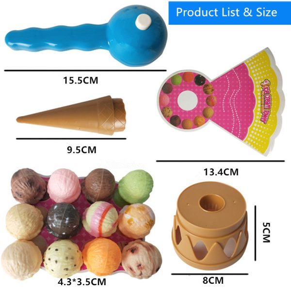 Pretend Ice Cream Toys for Kids