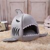 Shark Dog Bed Soft Dog House