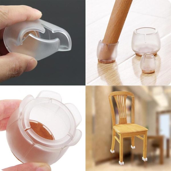 Silicone Chair Leg Caps 16PCS Set