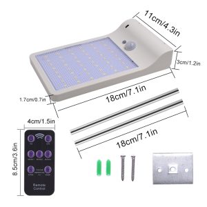 Solar Security Lights Motion Sensor Lamp