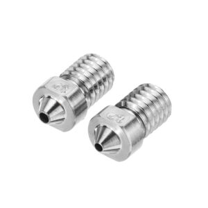 1.2mm/1.5mm TC4 Titanium Alloy M6 Thread Nozzle For 3D Printer 1.75mm Filament