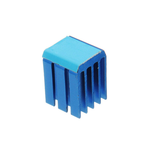 12PCS Blue TMC2100 Stepper Motor Driver Cooling Heatsink With Back Glue For 3D Printer