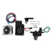 24V Removable 1.75mm 0.4mm Extruder Nozzle 100K Resistance + Stepper Motor + Cooling Fan Kit for 3D Printer