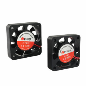 2PCS 4010 40*40*10mm 24V 0.08A Hydraulic Bearing Radiator Super Silent Cooling Fan for 3D Printer