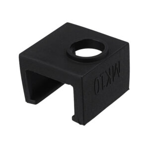 2Pcs Upgrated MK10 Black Silicone Protective Case for Aluminum Heating Block 3D Printer Part