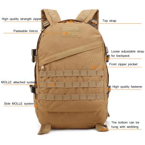 40L Large Capacity 600D Waterproof Oxford Macbook Storage Bag Camouflage Backpack