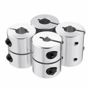 4Pcs 5mm x 8mm Aluminum Flexible Shaft Coupling CNC Stepper Motor Coupler Connector for 3D Printer