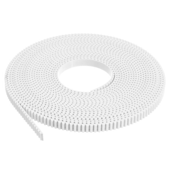 5 Rolls 5M White PU Timing Belt T2.5-10MM Transmission Synchronous Belts for 3D Printer