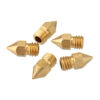 5PCS 3mm/0.5mm Copper MK8 Thread Extruder Nozzle For 3D Printer