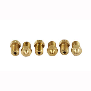 6Pcs Brass V6 Nozzles 1.75mm 0.3/0.35/0.4/0.5/0.6/0.8mm Each Hotend Nozzle for 3D Printer