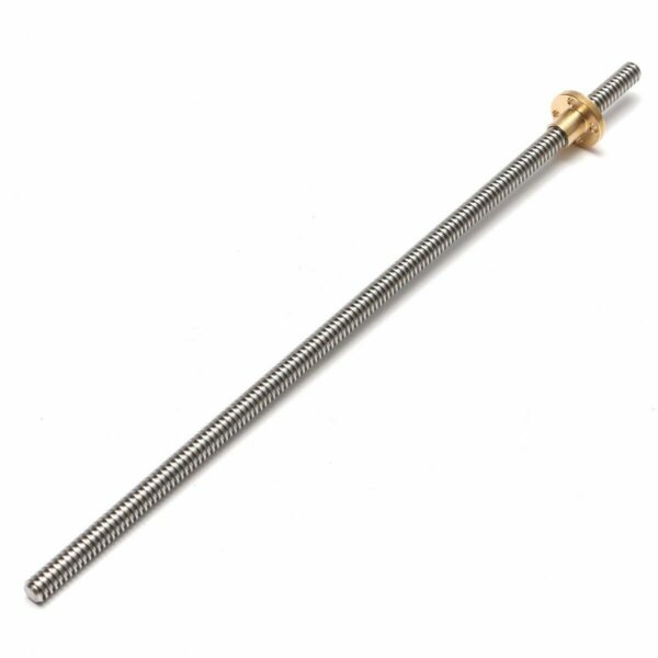 8Pcs 8mm 300mm Lead 2mm Stainless Steel Lead Screw + T8 Nut For CNC 3D Printer