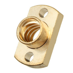 8Pcs Brass T8 Lead Screw Nut Pitch 2mm for Stepper Motor 3D Printer Part