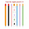 Anti-Slip Anti-Fall Silicone Touch Screen Stylus Pen Protective Case with Cap for Apple Pencil 1st / 2nd Generation