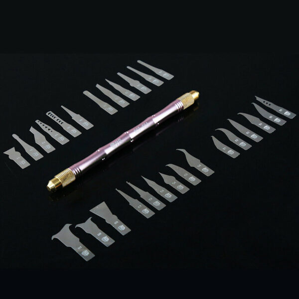 BEST 27 in 1 Mobile Phone CPU Disassemble Maintenance Knife for iPhone NAND CHIP IC Remove Glue Rework Blade