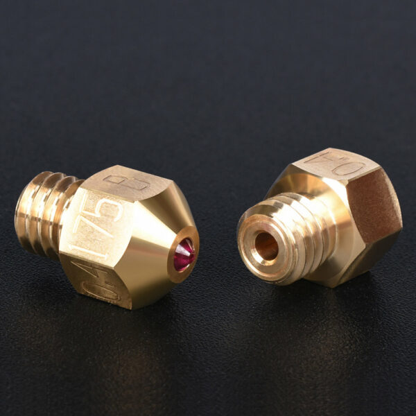 BIGTREETECH®  RubyNozzle 0.4/0.6/0.8MM 1.75MM M6 High Temperature for PETG/ABS/PEI/PEEK/NYLON Filament vs V6 nozzle j-head hotend