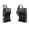 LED Indicator 18650 Battery Charger 4-slot Li-ion Battery Charger Player Amplifier USB Charging Stand Rechargeable