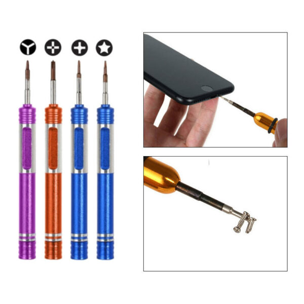 Precision Screwdriver Set Plastic Pry Suction Cup Repair Tool Kits for iPhone Xiaomi Non-original