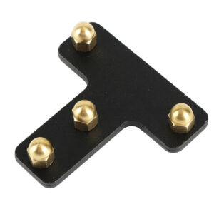 Black Metal T-type Brass Nut Bracket Fixed Plate for Tornado/CR-10S/Ender-3 3D Printer Part