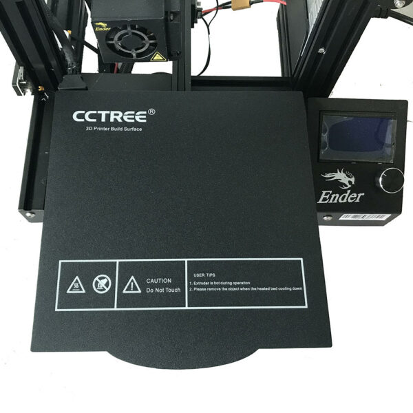 CCTREE® 235*235mm Flexible Magnetic Heated Bed Sticker Cmagnet Build Surface Plate With Back Glue for Ender-3 3D Printer