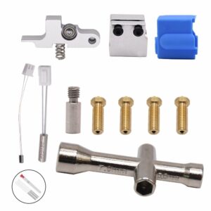 Creativity® Nozzle Hotend Silicone Sleeve Throat Handle Thermistor Heating Pipe Heated Block Kit