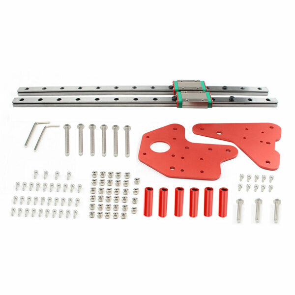 Dual Z-axis Linear Guide with Back Plate Kit for Ender-3/3S/PRo 3D Printed Parts Accessories