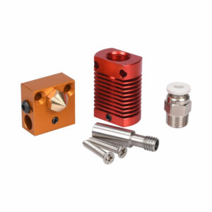 Hotend Extruder Kit 1.75mm 0.4mm Nozzle J-head Heater Block for Ender-3 CR10 3D Printer Parts