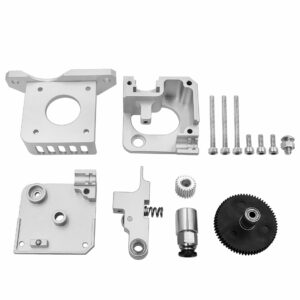 IDEAFORMER Silver/Black Full Metal Titan Aero Extruder Kit V6 1.75mm for Prusa i3 MK2 3D Printer