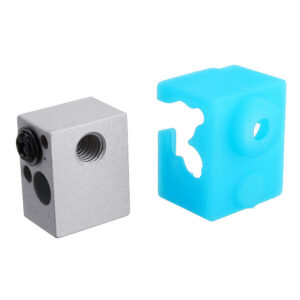 M6 Thread XCR-NV6 v6 Heating Block + Silicone Case for 3D Printer