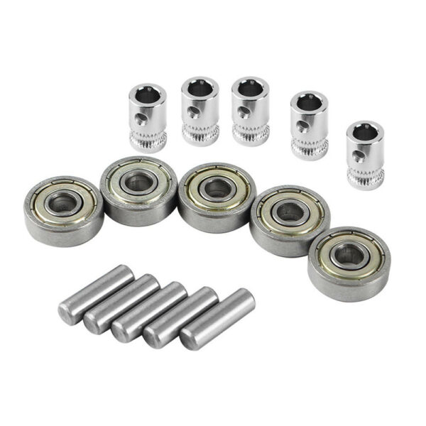 MK2.5/MK3 Multi Materials 2.0 MMU2 Ball Bearing Set Extruder Gears + 625ZZ Bearings + Shafts Kit For Prusa i3 3D Printer