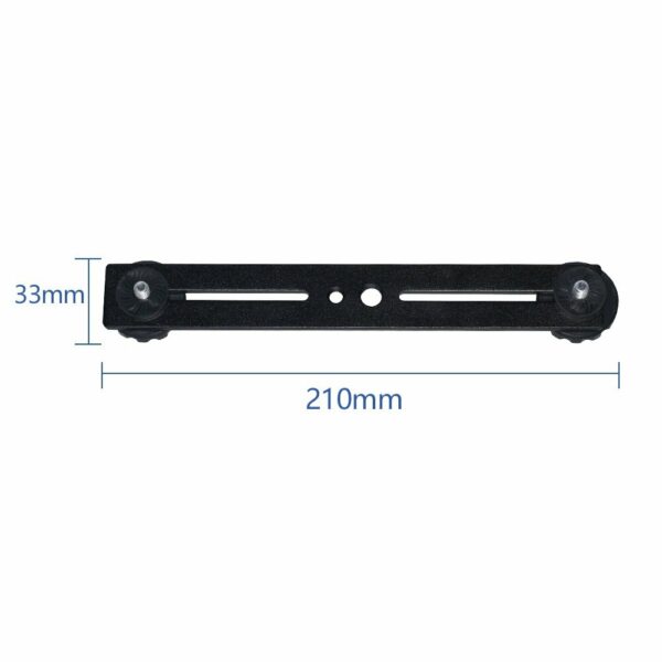 New Double-head Bracket Fill Light Short Crossbar Dual-machine Light Stand Aluminum Alloy Bracket Live Support