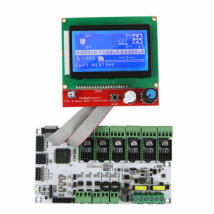 RUMBA Mainboard 32Bit 3D Printer Mainboard with 12864 LCD Display