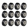 SIMAX3D® 12/24 Pcs POM V Type Pulley Wheel Black/White for V Rod V Wheel 3D Printer CNC Parts