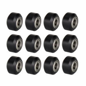 SIMAX3D® 12Pcs/24PcsMini-V Pulley small size POM Pulley White/Black Kits for 3D Printer CNC Parts