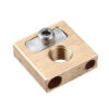 UM3 M6*0.75 Thread Brass Copper Heating Block 4mm for 3D Printer