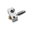 V6 PT100 Aluminum Heating Block + 1.75mm 0.2/0.3/0.4/0.5/0.8mm Copper Nozzle + Throat Kit For 3D Printer Hotend