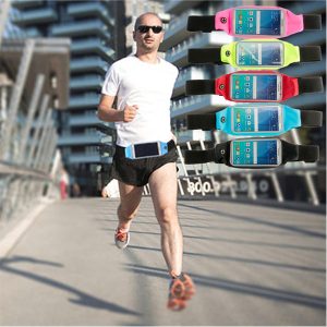 Waterproof Sweat-proof 4.7-5.3' Sports Zip Waist Belt Bag Case For Mobile Phone