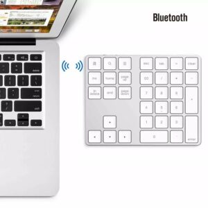 Wireless Bluetooth 34 Keys Numeric Keypad Number Pad Keyboard with USB 3.0 HUB for Mac OS Windows Smartphone