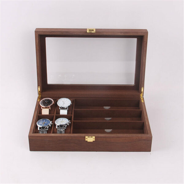 Woden Watch Boxes Necklace Jewelry Watch Display Box