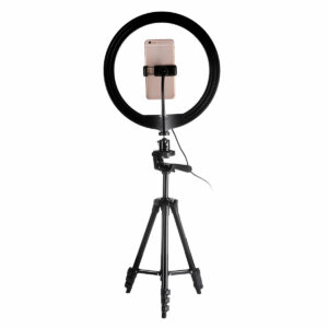 20cm 26cm 30cm LED Ring Light 3500-6500K 3 Color 10 Brightness Dimmable Makeup Beauty Fill Light for Youtube Live Tiktok Streaming Broadcast for 360° Rotation with 110cm Tripod