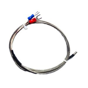 3PCS K Type Temperature Sensor 1M Cable 3x10x1000mm 0-600 Degree Thermocouple For 3D Printer