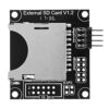 45*40mm Independent External SD Card Slot Module with 20cm Dupont Cable 3D Printer Accessories