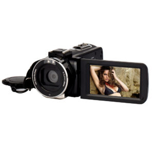 4K WiFi Ultra HD 1080P 16X ZOOM Digital Video Camera DV Camcorder with Lens and Microphone