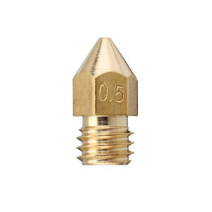 5PCS 1.75mm/0.5mm Copper MK8 Thread Extruder Nozzle For 3D Printer