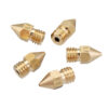 5PCS 1.75mm/0.8mm Copper Thread Extruder Nozzle For 3D Printer