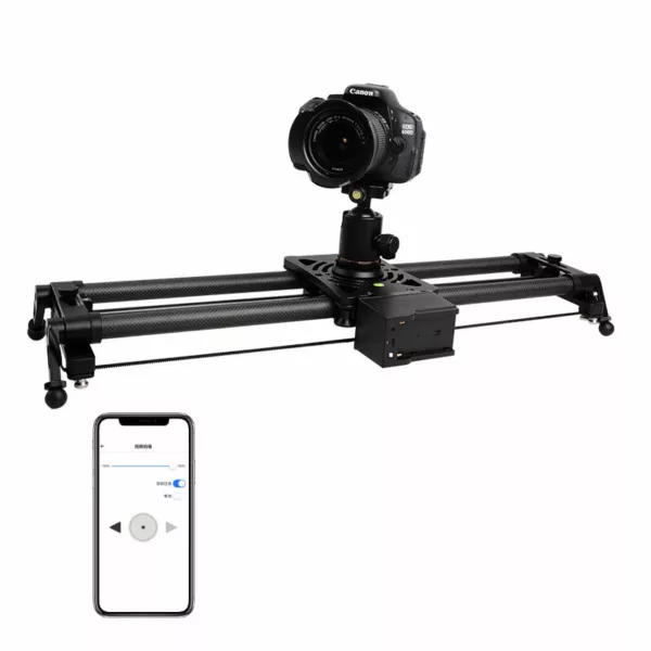 A630 0.8m Camera Slider Dollies Carbon Fiber Electric Slider Photographic Camera Follow Focus Tracking Scanning Track